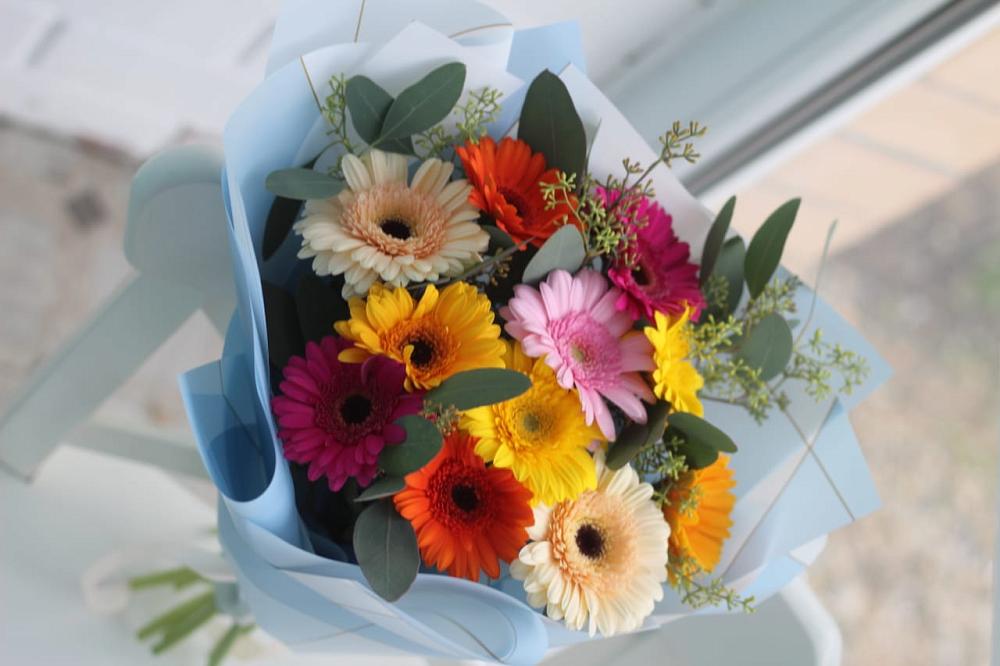 Букет цветов из: Герберы в Радченко