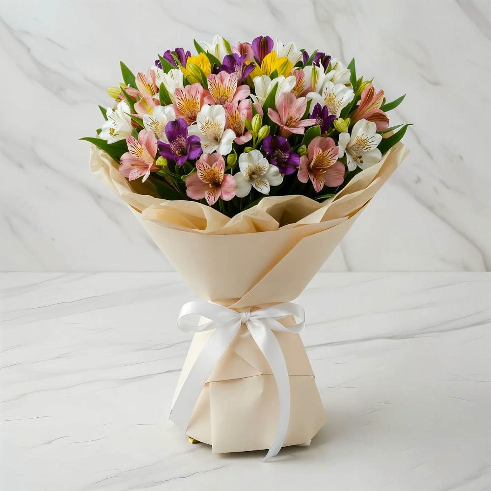 Букет цветов из: Альстромерии в Радченко