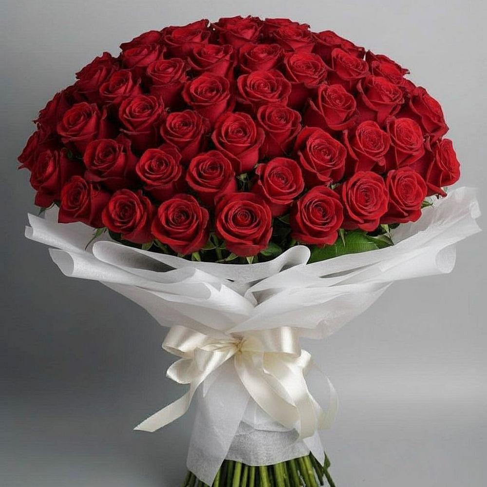 Букет 101 Красная роза Блэк Мэджик в Радченко