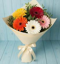 Букет цветов из:  Герберы в Радченко