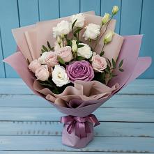 Букет цветов из:  Розы и Лизиантусы #REPLACE_PRED# Радченко
