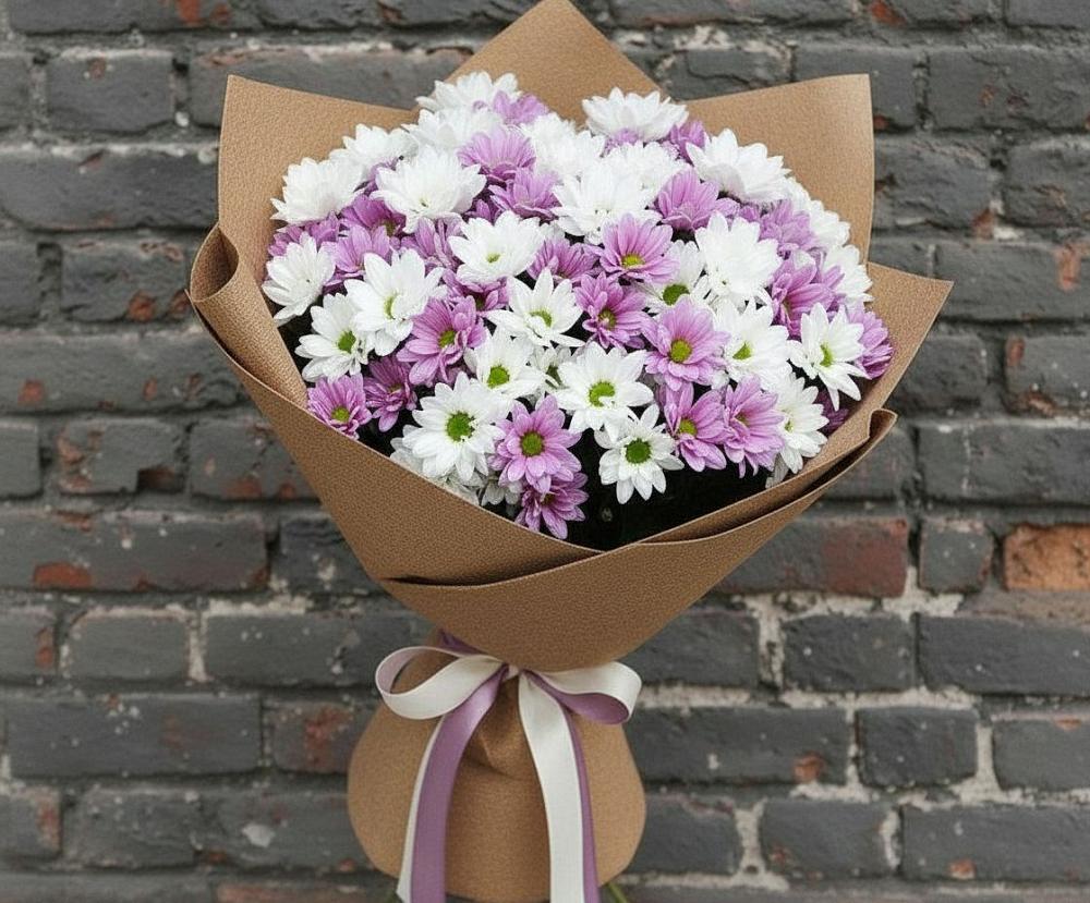 Букет цветов из: Хризантемы в Радченко
