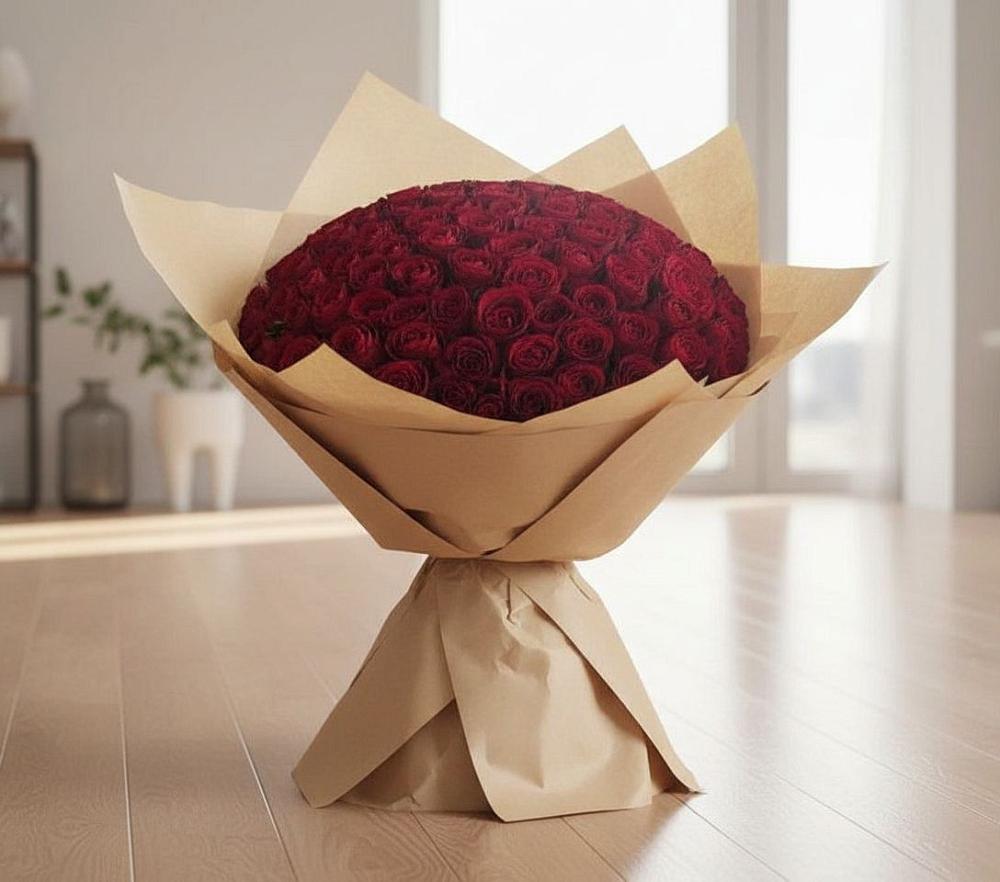 Букет 101 Красная роза в Радченко