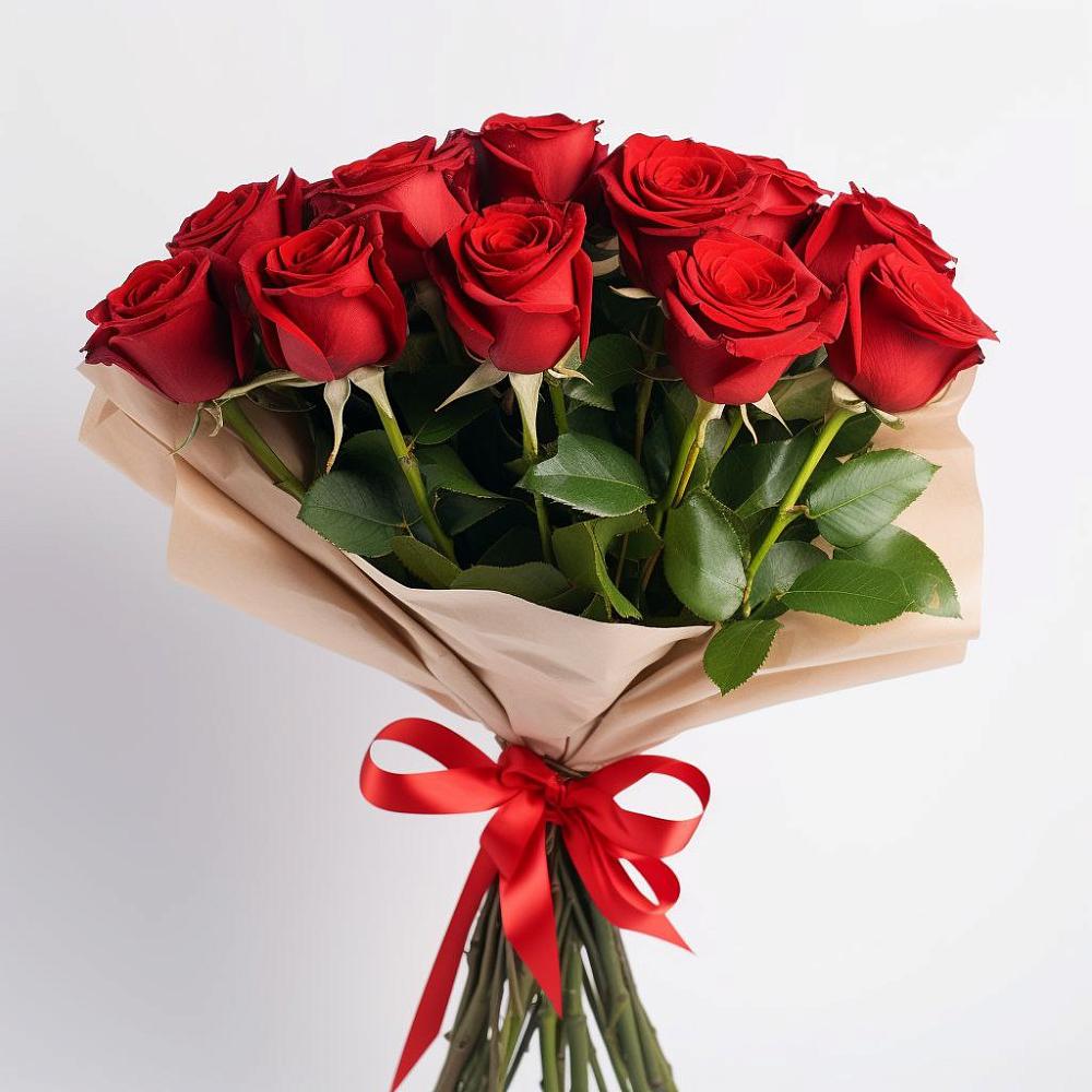 Букет 11 Красных роз Эдлесс Лав в Радченко